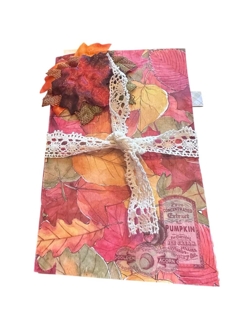 Handmade Junk Journal Fall Theme One of a Kind!